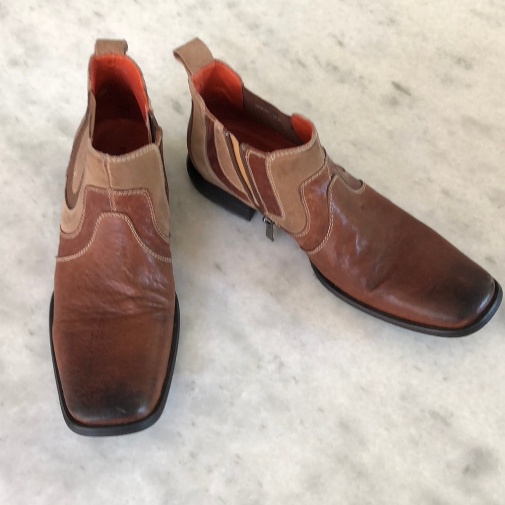 Robert Wayne Leather boots